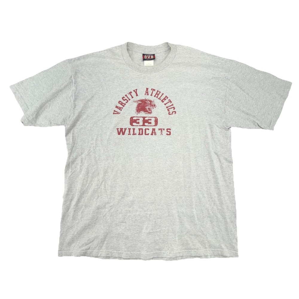 Vintage OVB Old Varsity Brand America T-shirt Mens‎ XL Gray Wildcats